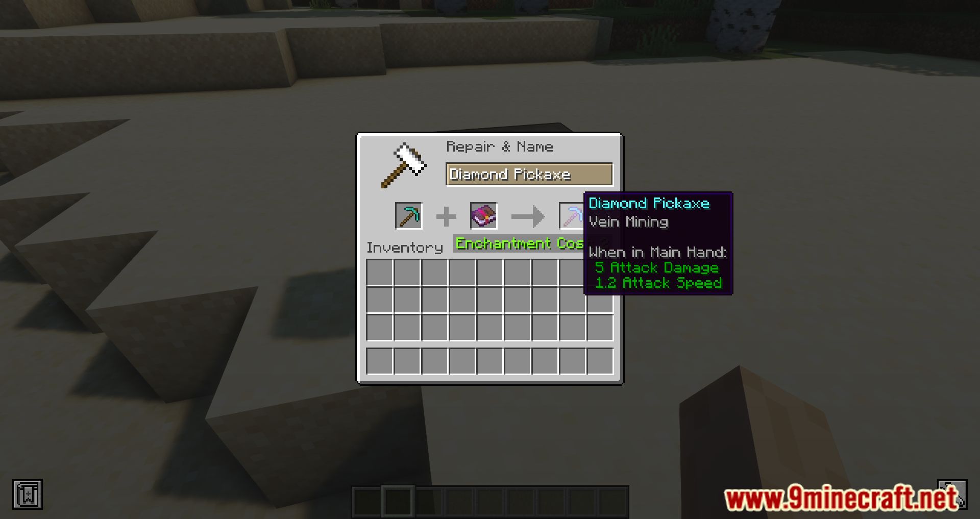 image 1 for  Vein Mining Mod (1.20.4) - привносит в игру новые заклинания