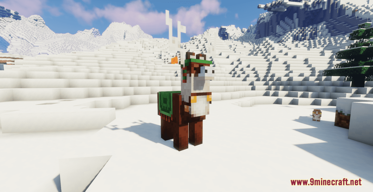 description_7 Christmas Reindeer Resource Pack (1.19.4, 1.19.2) от Trader Rama - Texture Pack
