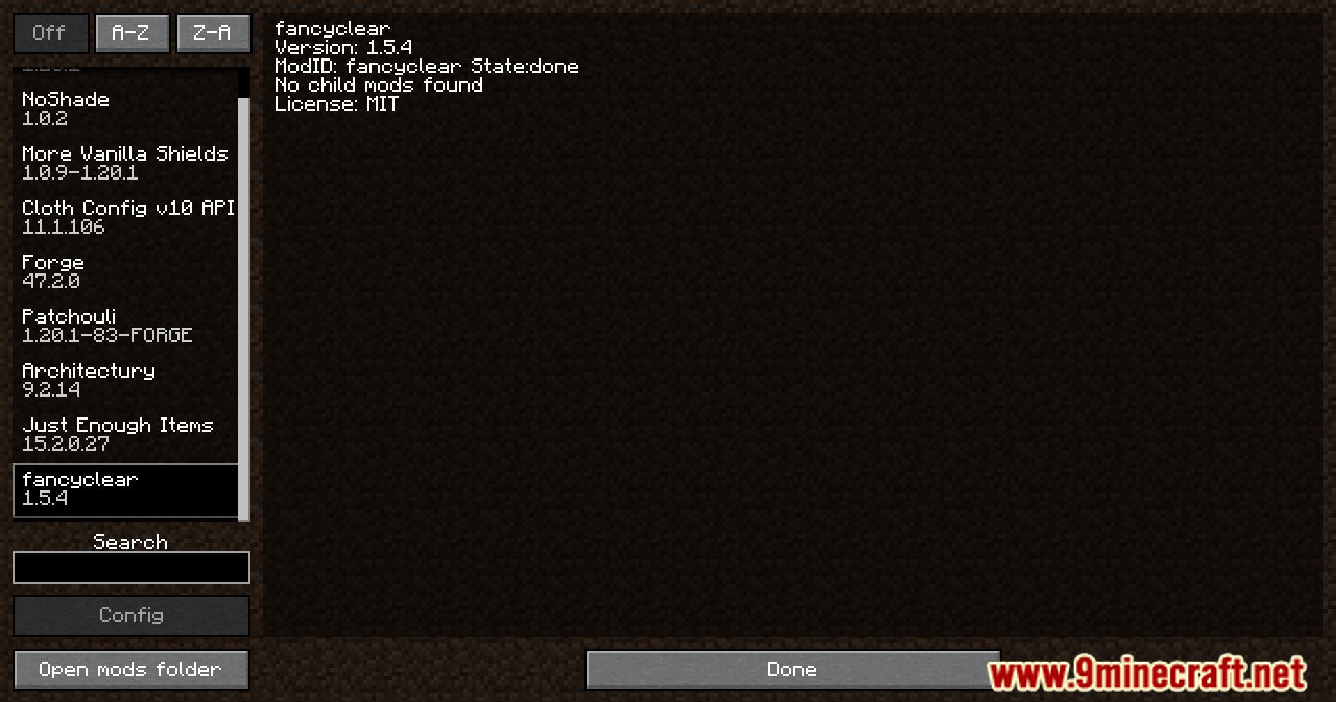 image 1 for Fancy Clear Mod (1.20.4) - Optimize servers, maintain performance