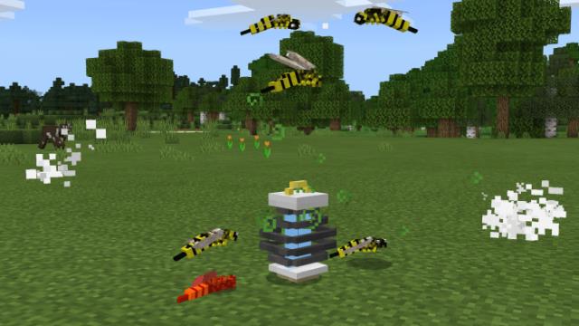 description_1 Wasps and grasshoppers.