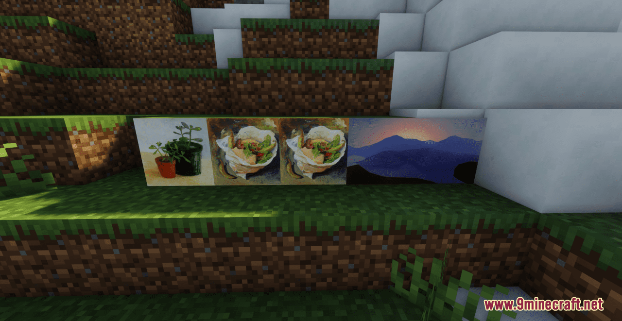 description_8 HD Paintings Resource Pack (1.19.4, 1.19.2) - текстурный пакет