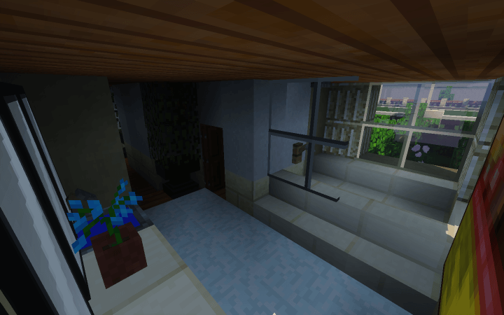 description_1 Mediterranean Mansion 2 - Greenfield | Map for Minecraft