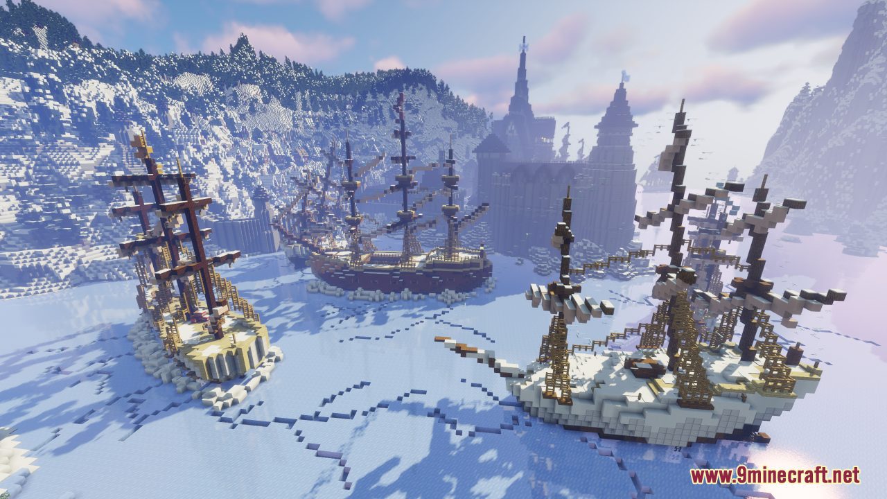 description_8 Minecraft Frozen - Allendale Mapa (1.20.4, 1.19.4) - Reino del Viento Noruego