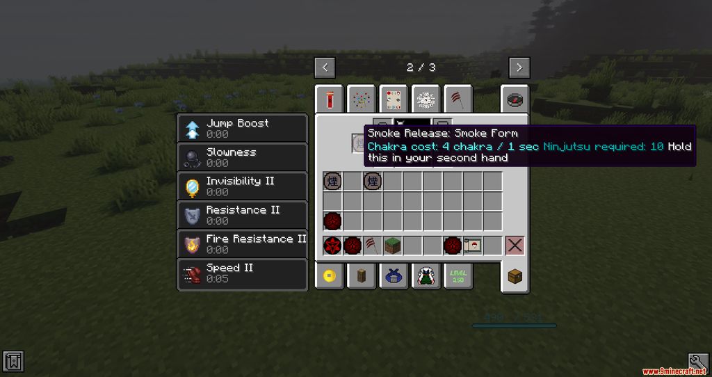 description_5 Naruto Shippuden Mod (1.16.5) - Plunge into the world of ninjas!