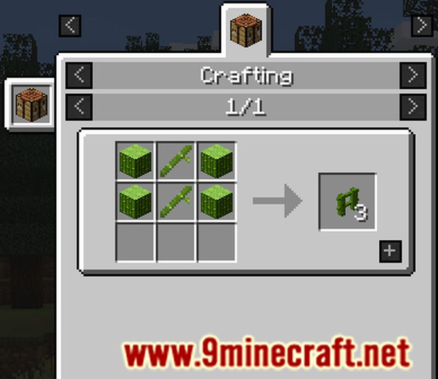 description_12 Bamboo Everything Mod (1.20.4) - декорирование, строительство