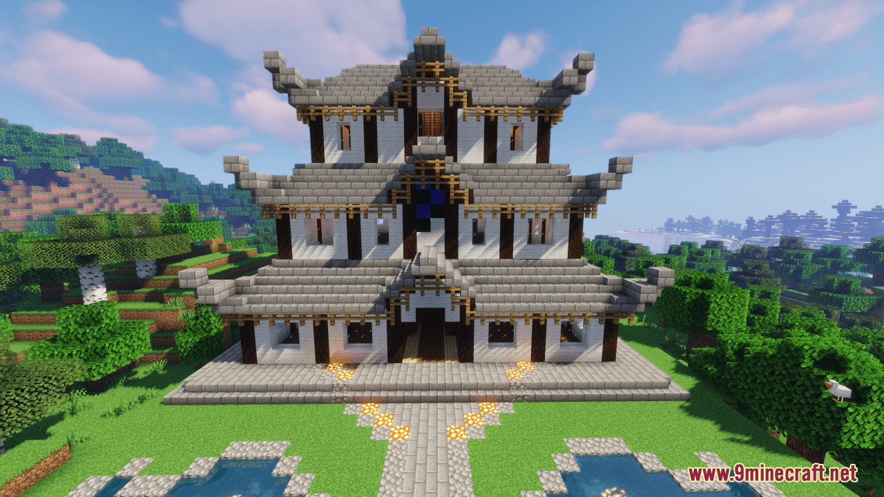 description_1 Mapa del Templo Japonés (1.20.4, 1.19.4) - Creando Serenidad