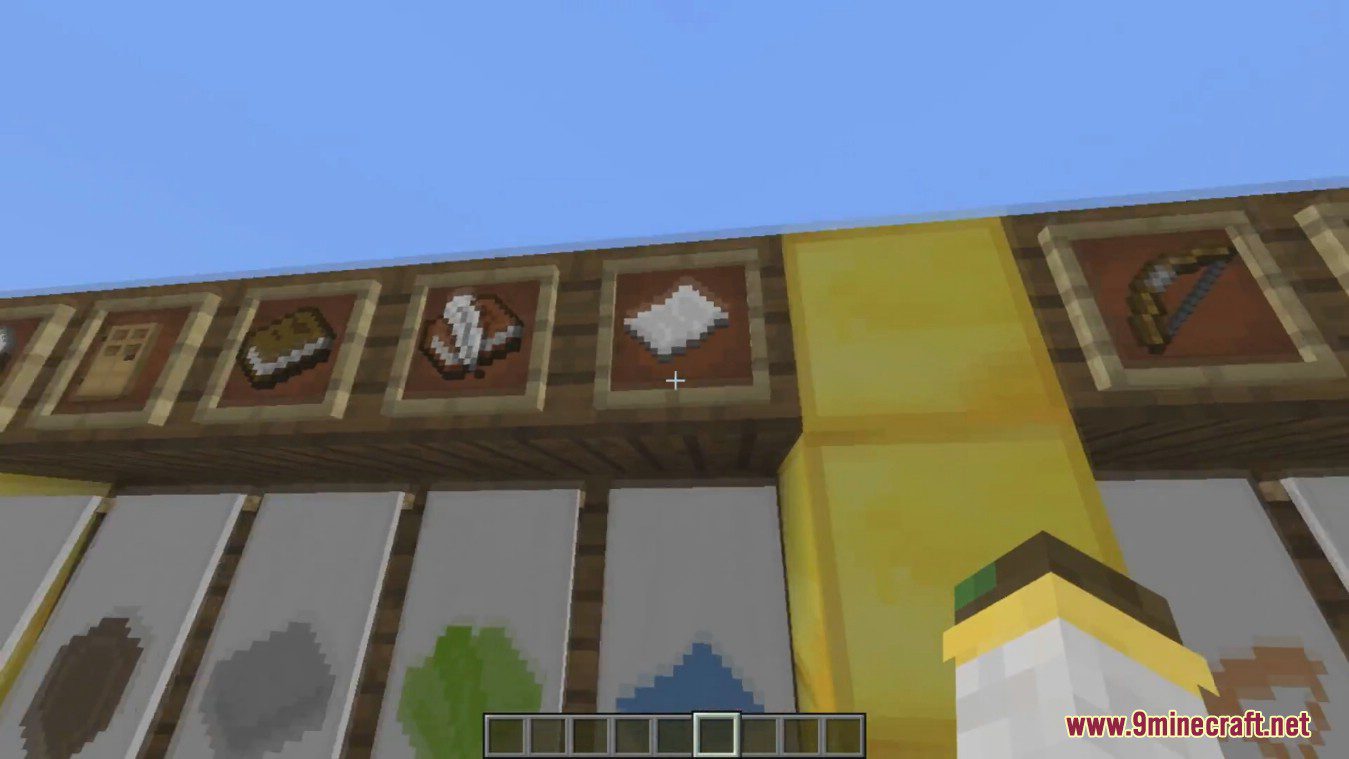 description_3 Additional banners mod 1.20.4 - Endless patterns