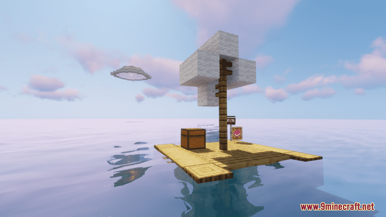 description_1 Raft Survival 2 maps (1.20.4, 1.19.4) - Life underwater