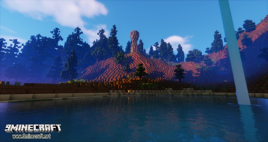 description_1 Sildur's Shaders Mod (1.20.4, 1.19.2) Sildur's Basic Shaders DoF - colorful graphics improvement