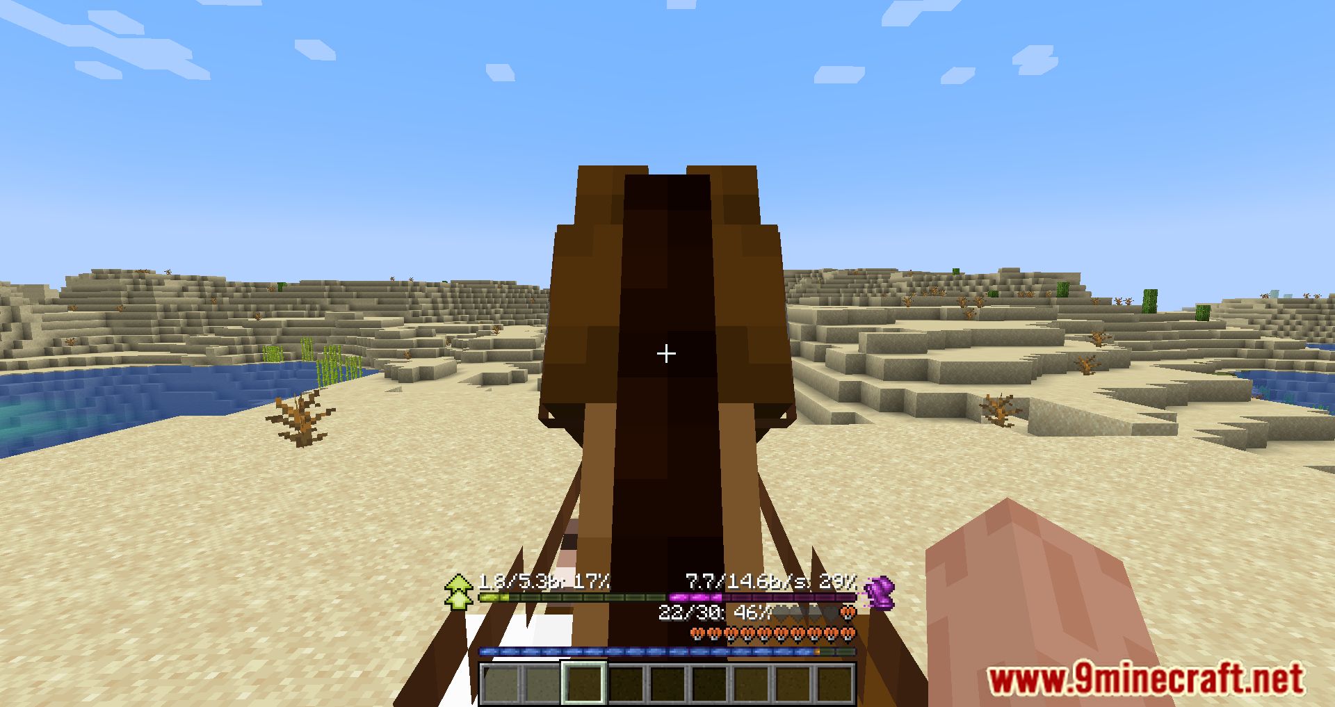 description_10 RideHUD Mod 1.20.4 - Mejora tus aventuras de equitación con RideHUD
