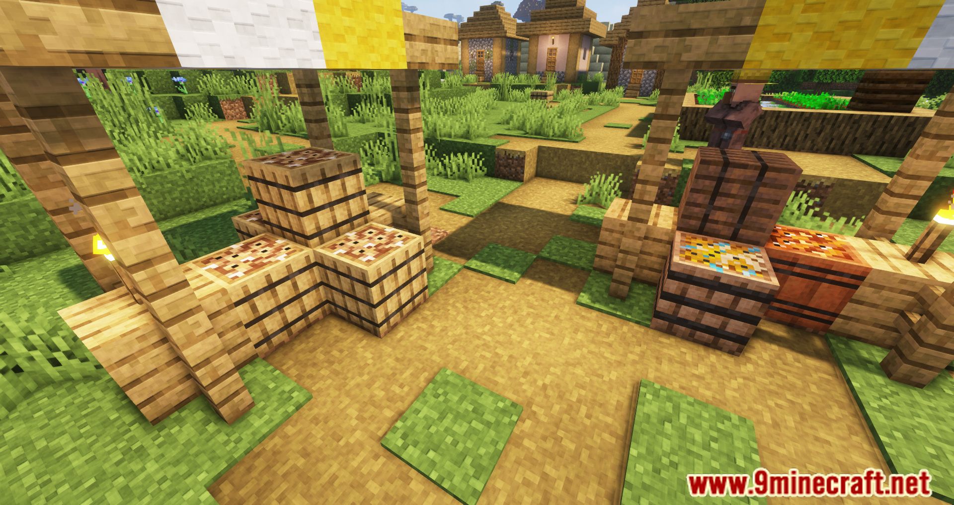 description_7 Fish In Planks Mod - рыбные блоки