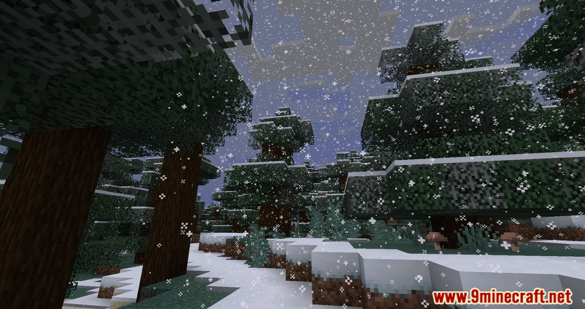 image 9 for Snowy Leaves Plus Mod (1.20.5) - Witness the magic of nature!