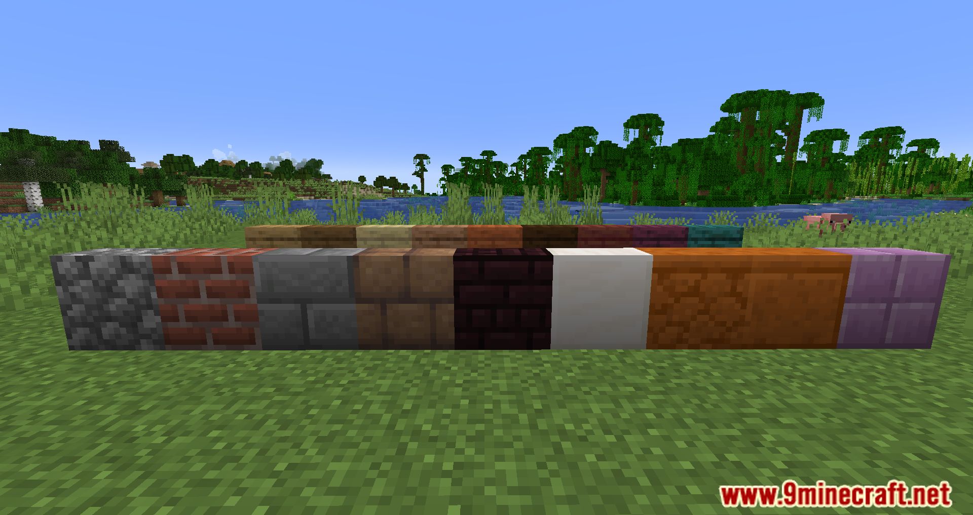 image 4 for Enchanted Vertical Slabs Mod (1.20.5) - можно построить больше блоков