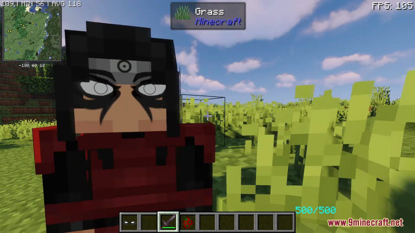 description_10 IceeRamen Naruto Mod (1.16.5) - The Art of All Nature