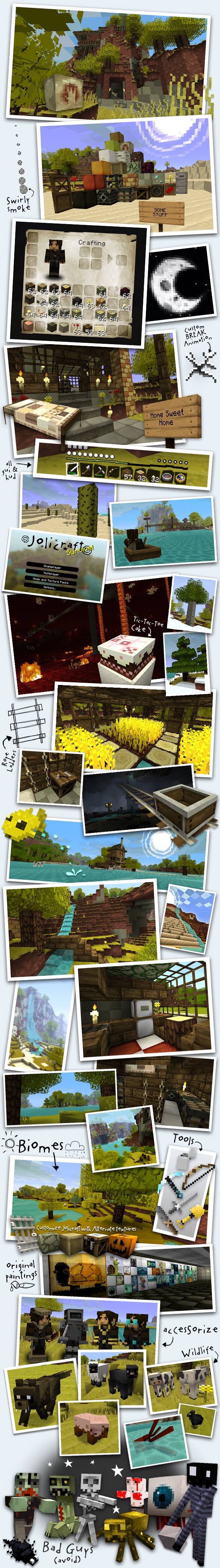 image 4 for Jolicraft Resource Pack (1.20.6) - Пакет текстур