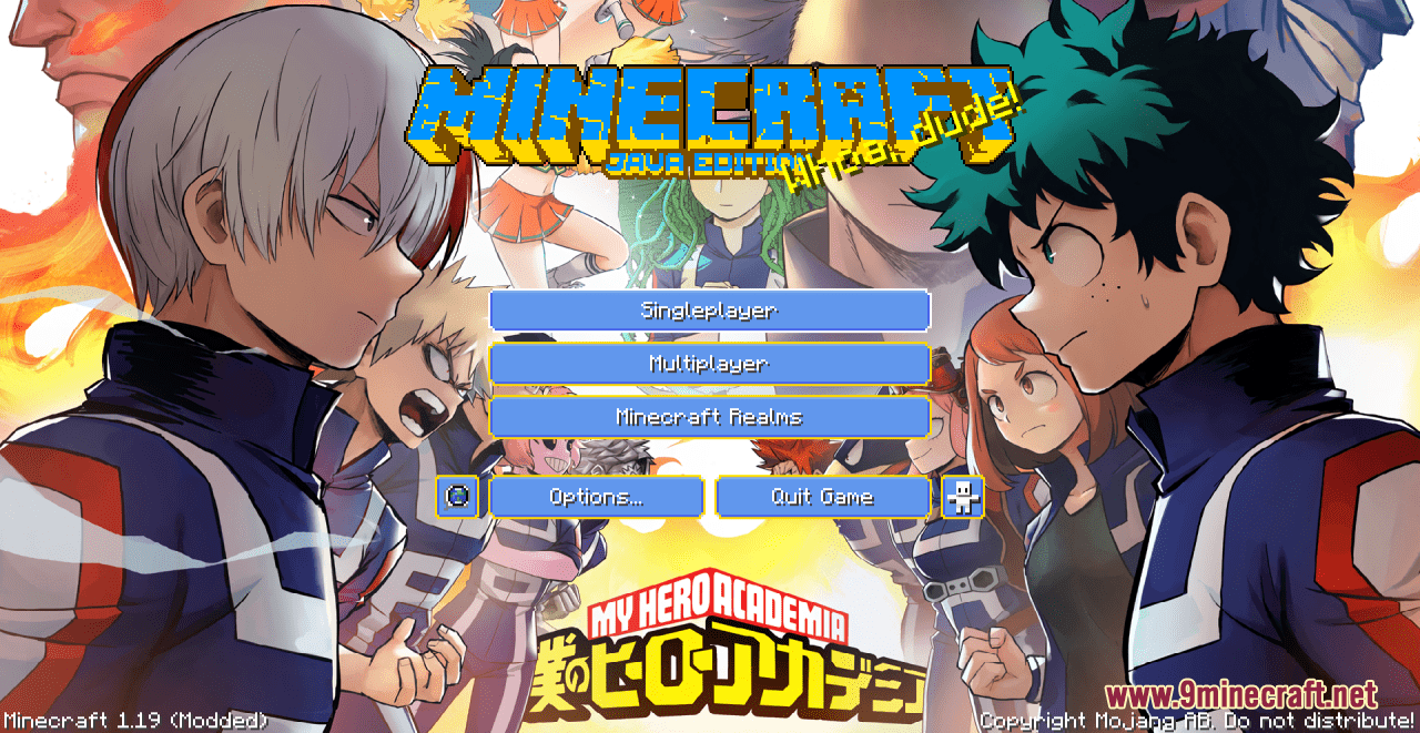 description_1 My Hero Academia Custom GUI Resource Pack (1.18.2, 1.19.4, 1.19.2, 1.19) - Набор текстур