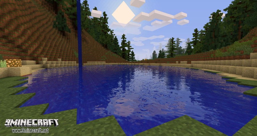 description_7 Sildur's Shaders Mod (1.20.4, 1.19.2) Sildur's Basic Shaders DoF - colorful graphics improvement