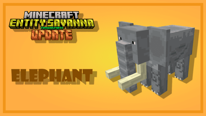 image 5 for Обновленное дополнение Entity Savanna (1.20) - MCPE/Bedrock Mod