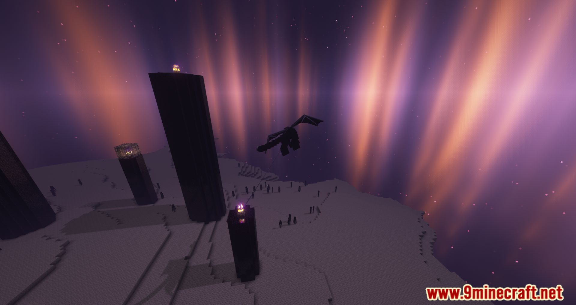 description_1 Savage Ender Dragon Mod 1.20.1 - New power of the Ender dragon