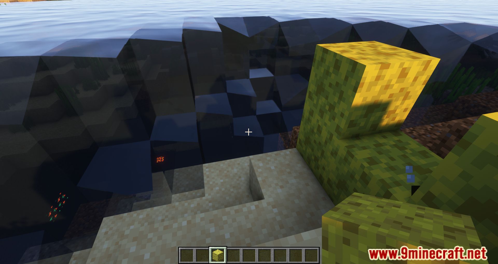 image 7 for Larger Sponge Absorption Radius Mod (1.20.6) - Увеличение радиуса поглощения.
