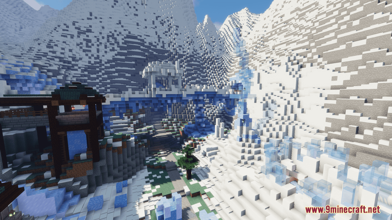 description_0 Frozen Crags 2: Frostbite Frenzy Map (1.20.4, 1.19.4) - Freeze Marker Games