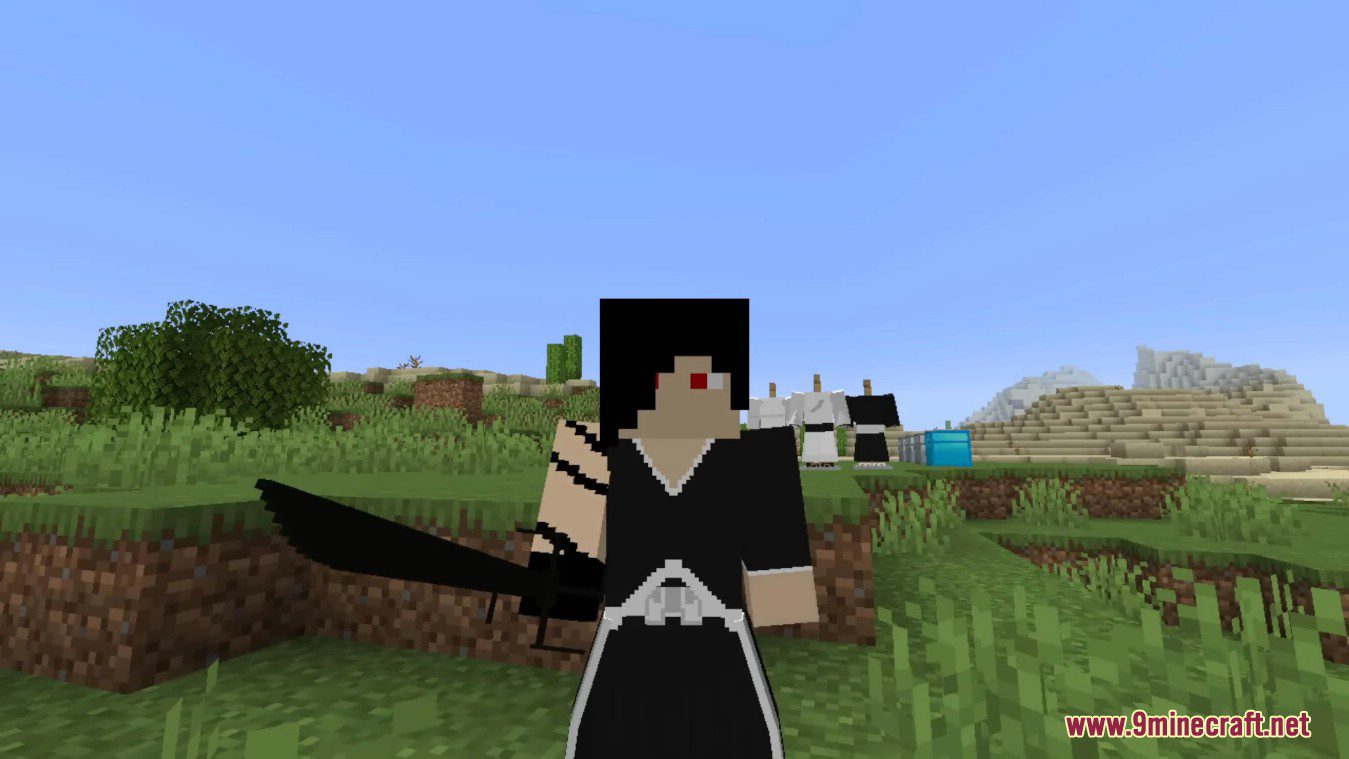 description_10 Bleach Awaken Mod (1.16.5) - Аниме Bleach, Fighting Hollow