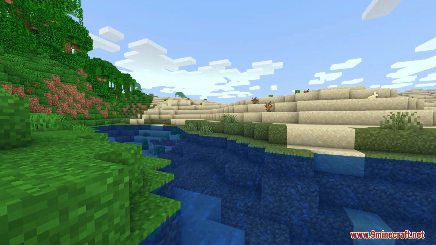 description_0 Tea Shaders Mod 1.20.4 - пакет шейдеров Beyond Belief Vanilla Reborn