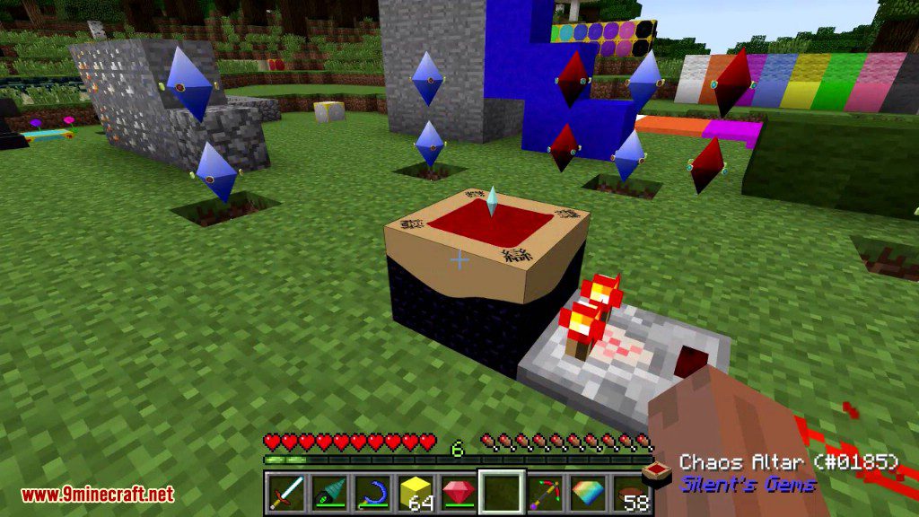 image 8 for Silent's Gems Mod (1.20.1) - инструменты и разноцветные строительные блоки