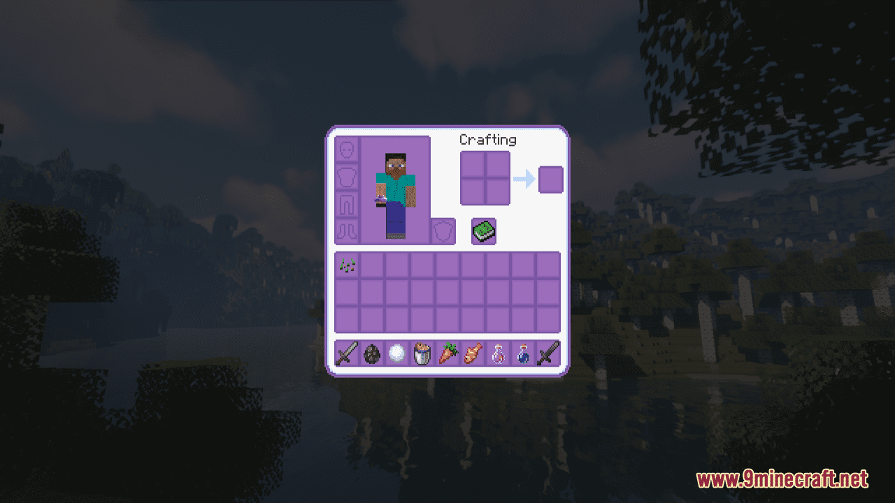 description_6 Purple GUI Resource Packs (1.20.2, 1.20.1, 1.20) - Texture Packs