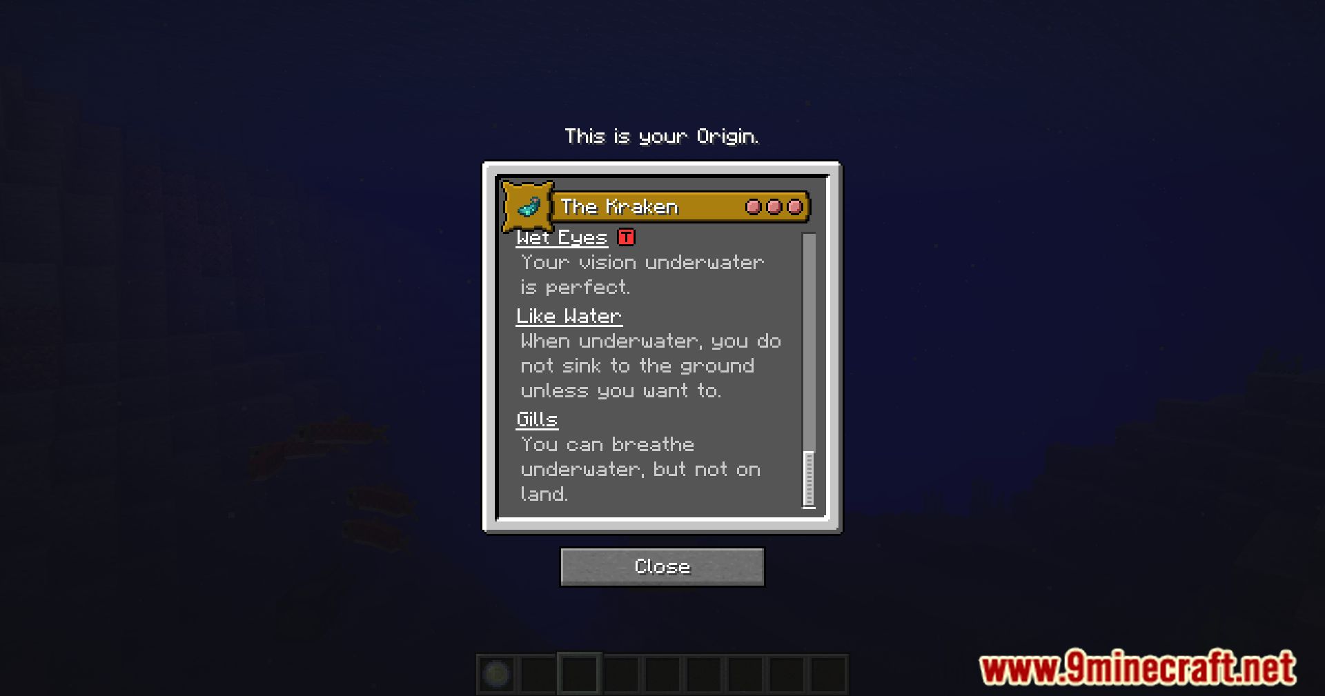 description_11 Magic Origins Mod (1.20.2) - Magic origins and character designs