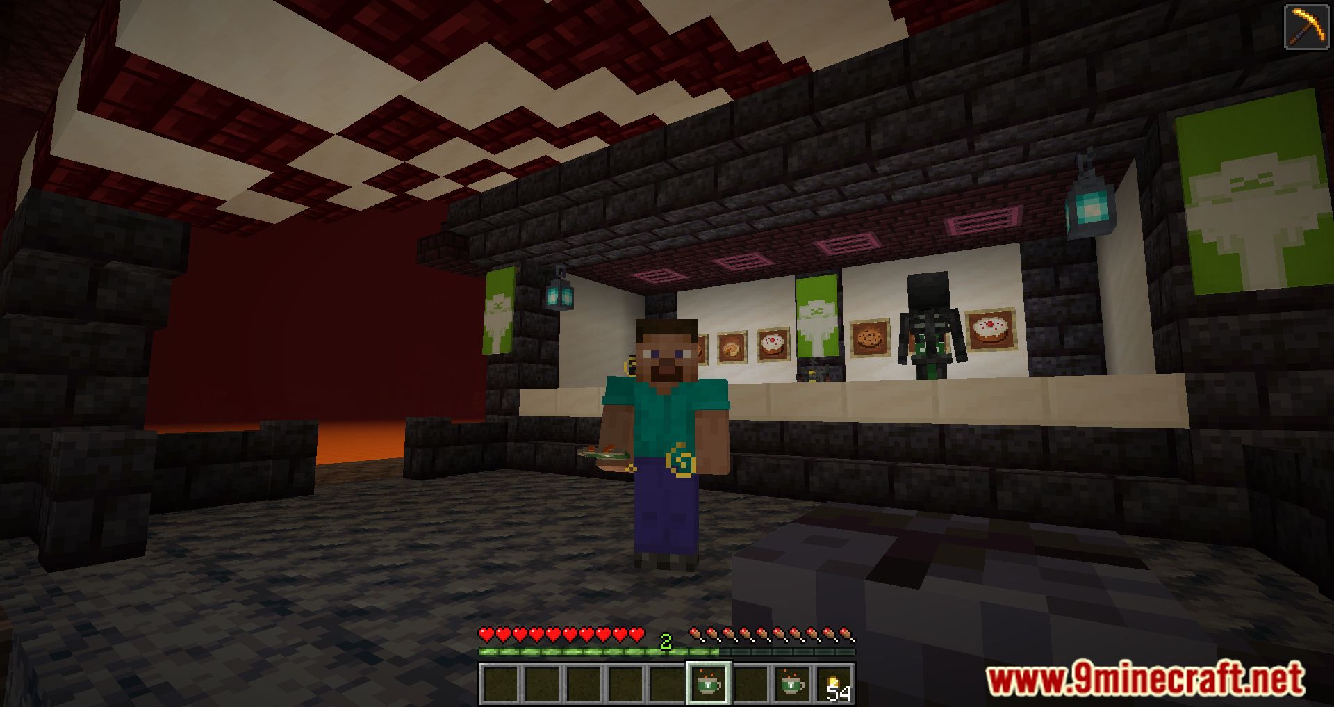 description_10 Lava Java Mod 1.20.4 - Beber desde el fondo