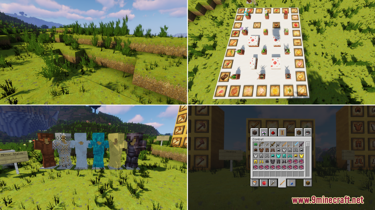 description_11 Optimum Realism Resource Pack (1.20.2, 1.20.1, 1.20) - набор текстур