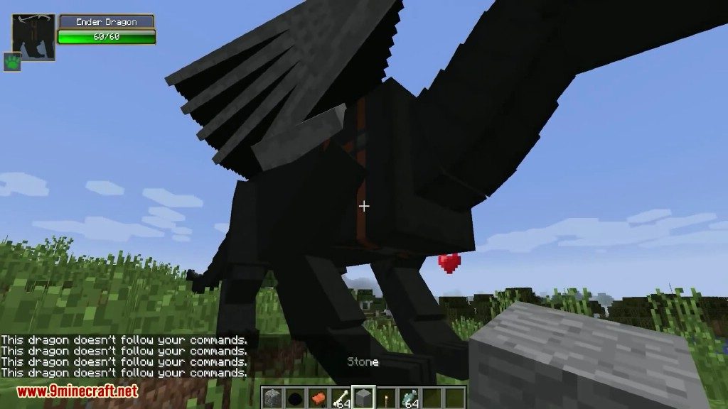 description_10 Dragon Mounts Mod (1.12.2) - катайтесь на драконах и приручайте их