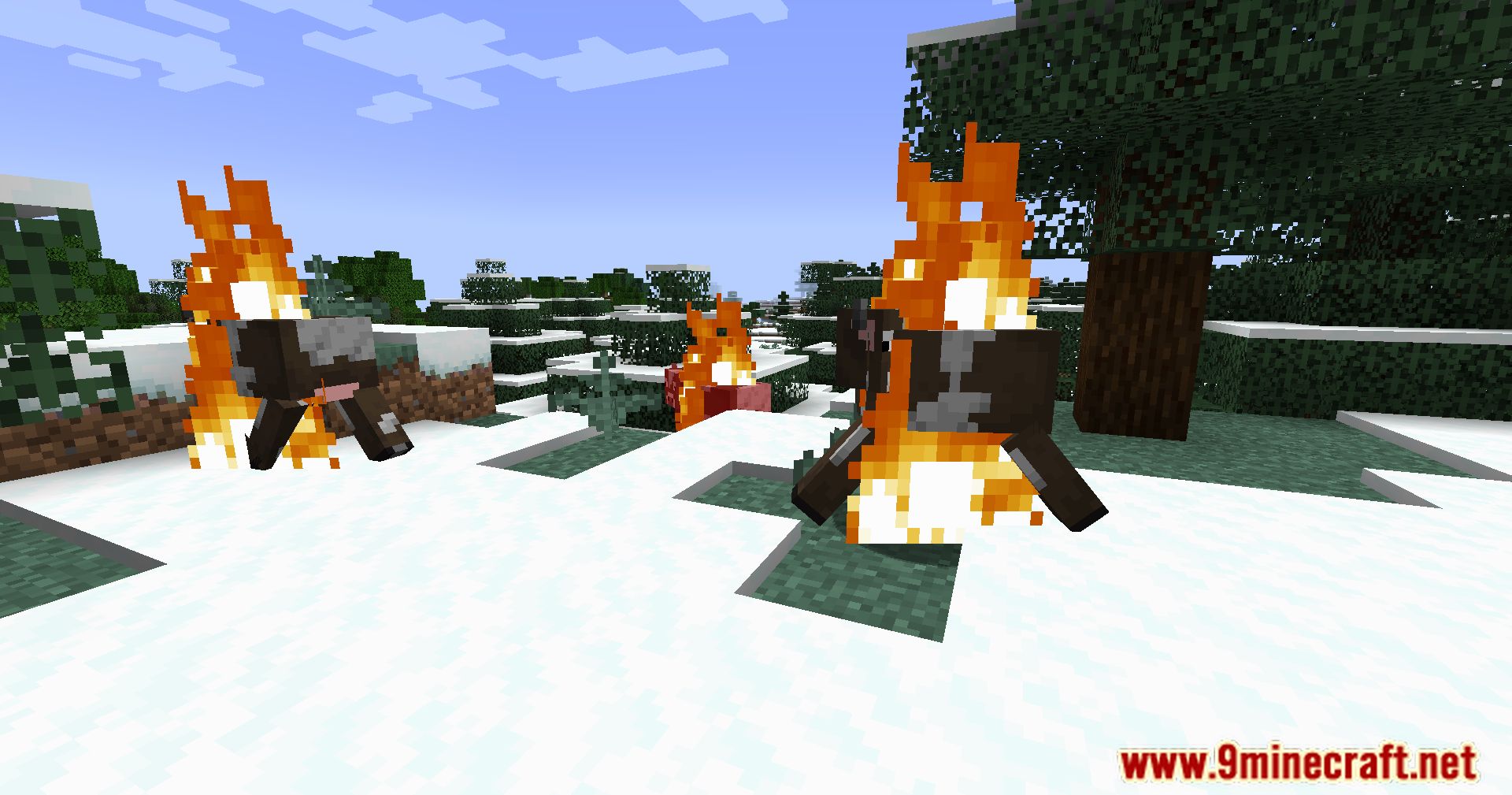 image 5 for Burn In The Sun Mod (1.20.4) - corrected the effects of sunlight