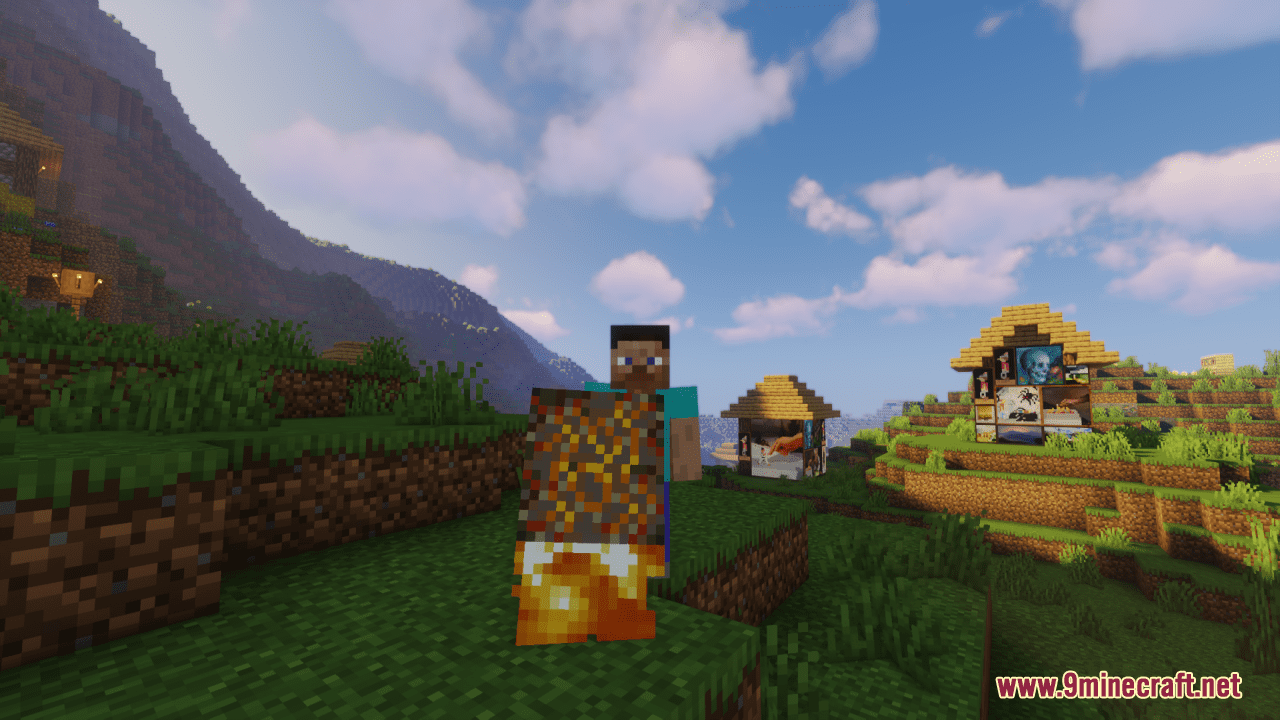 description_8 3D Fireball Resource Pack (1.19.4, 1.19.2) - Пакет текстур