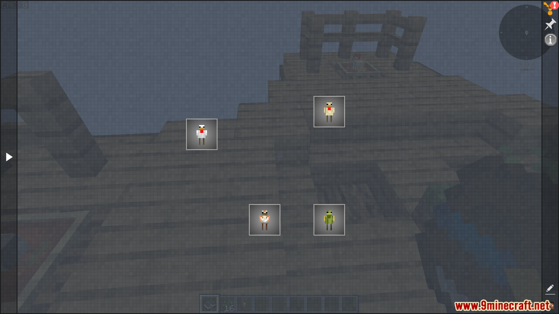 image 1 for Chicken Block Modpack (1.20.1) - Процветайте в мире, где нет ничего, кроме курицы