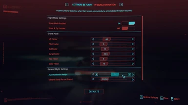 description_1 Mod settings