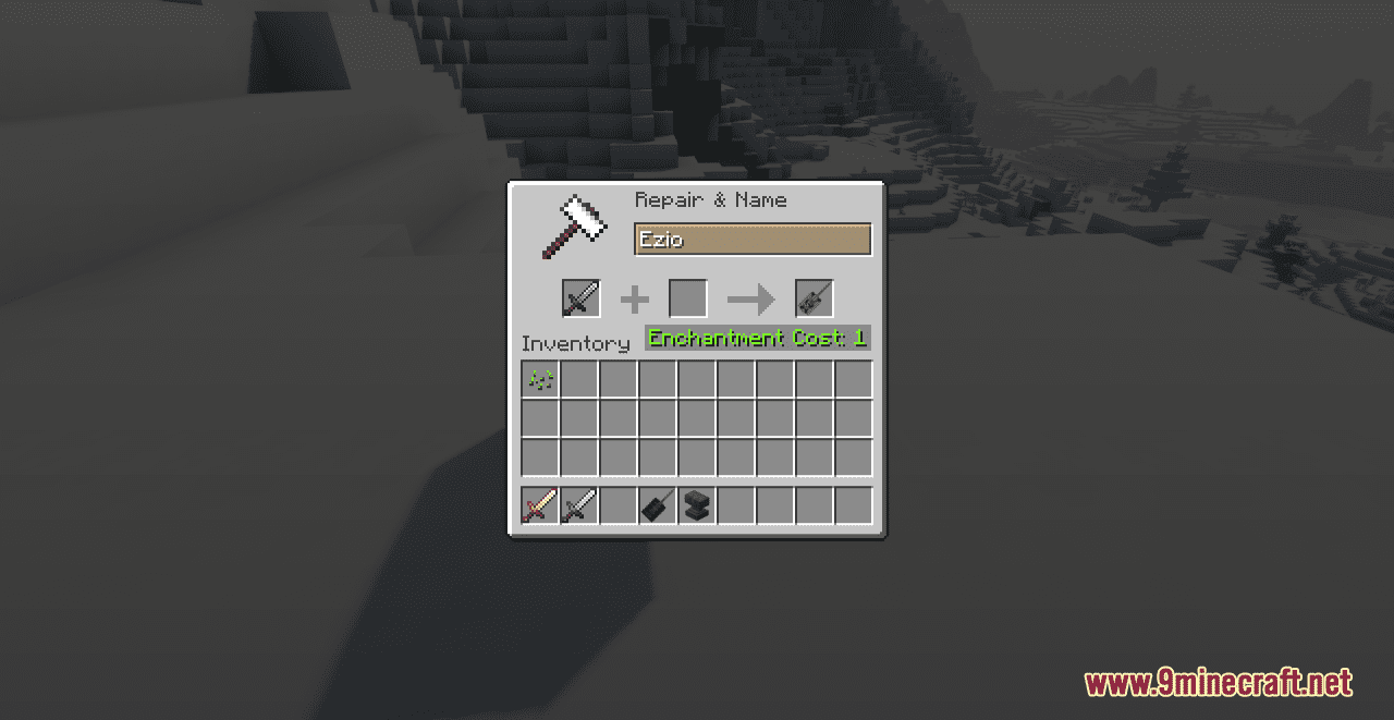 description_1 Paquete de recursos de armas y objetos de Assassin Creed (1.18.2, 1.19.3, 1.19.2, 1.19) - Paquete de texturas