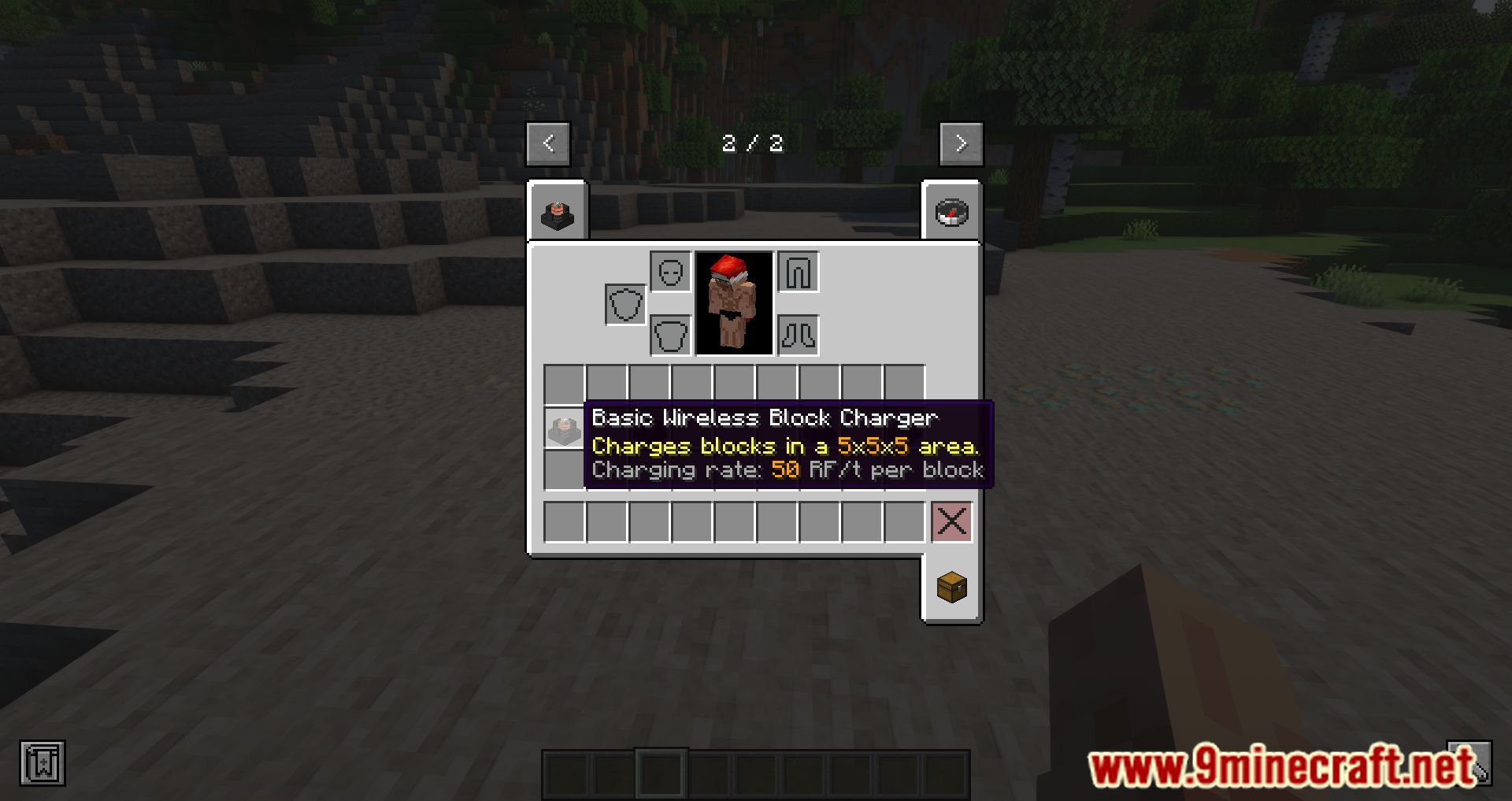 description_0 Wireless chargers mod 1.20.4 - charging close to electricity