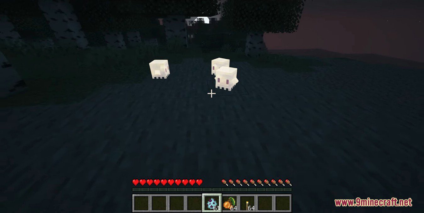description_3 Ghost Mod (1.18.2) - детские, мини и дружелюбные призраки