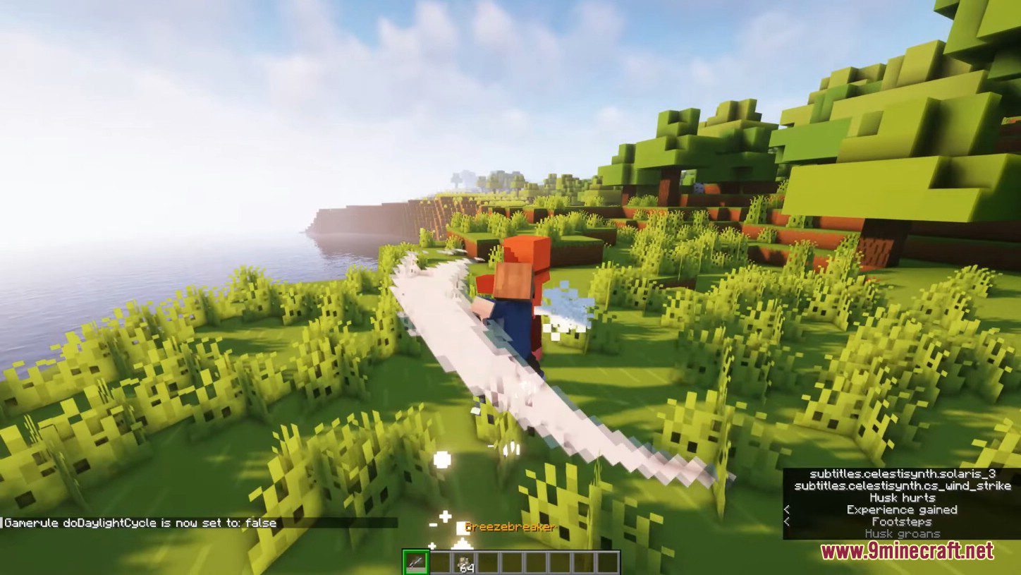 description_12 Celestisynth Mod 1.19.4 - Amazing weapons and abilities!