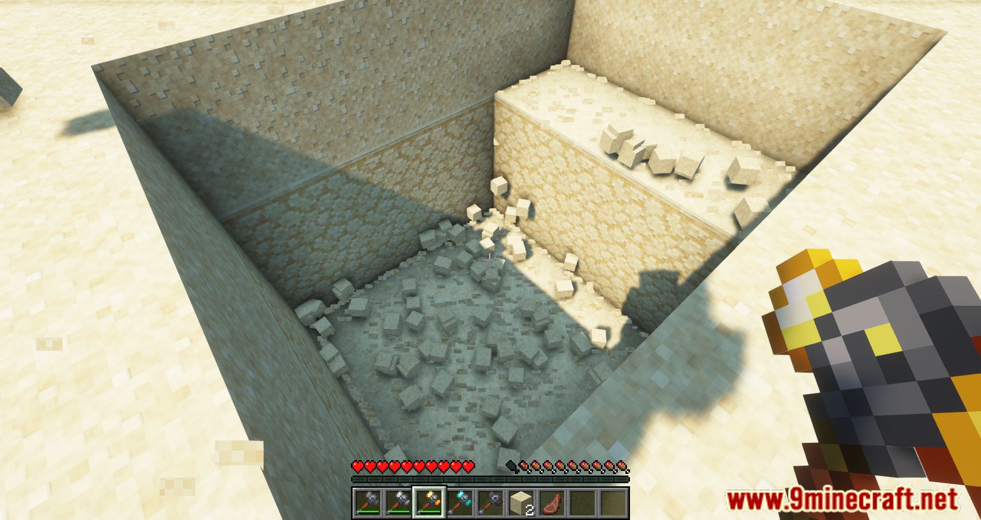 description_16 Just Hammers Mod (1.20.4) Forge Version - desentierra una montaña entera si quieres!