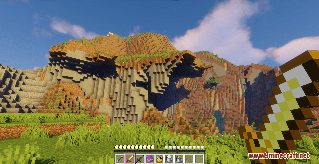 description_2 Cute Ghost HotBar resource pack (1.19.4, 1.19.2, 1.19) - Набор текстур