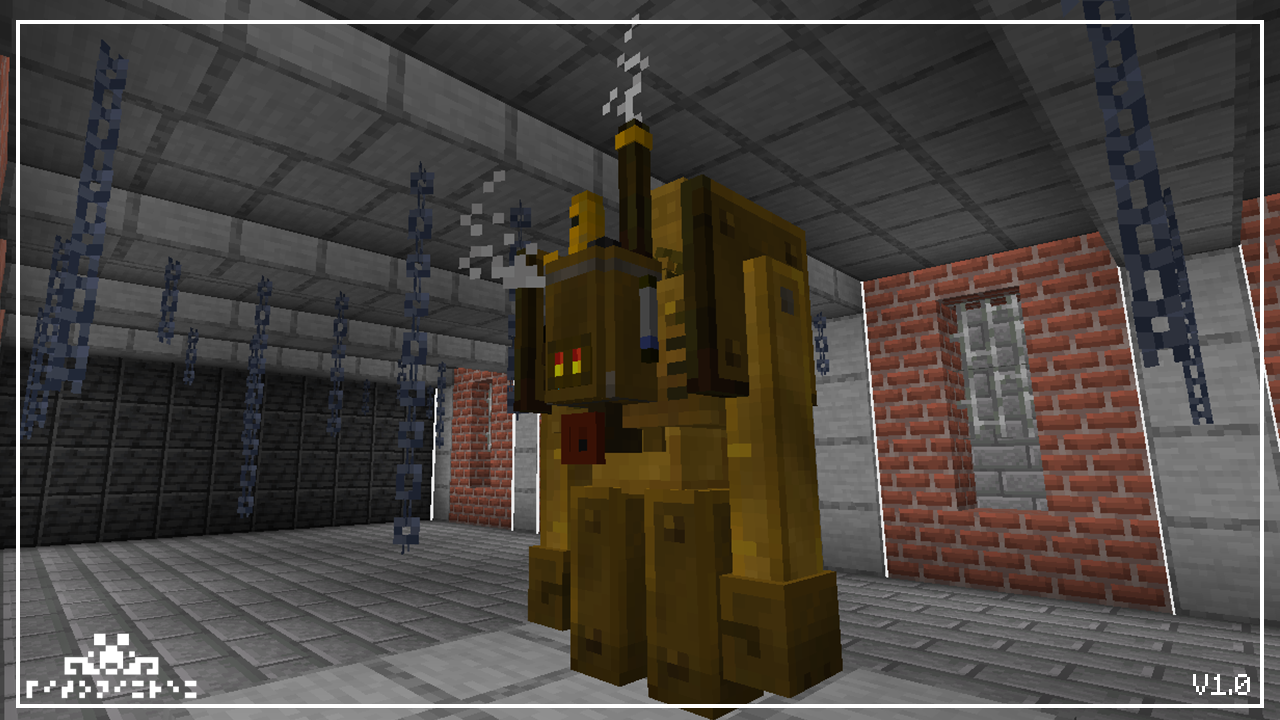 description_0 Golem de vapor para Minecraft