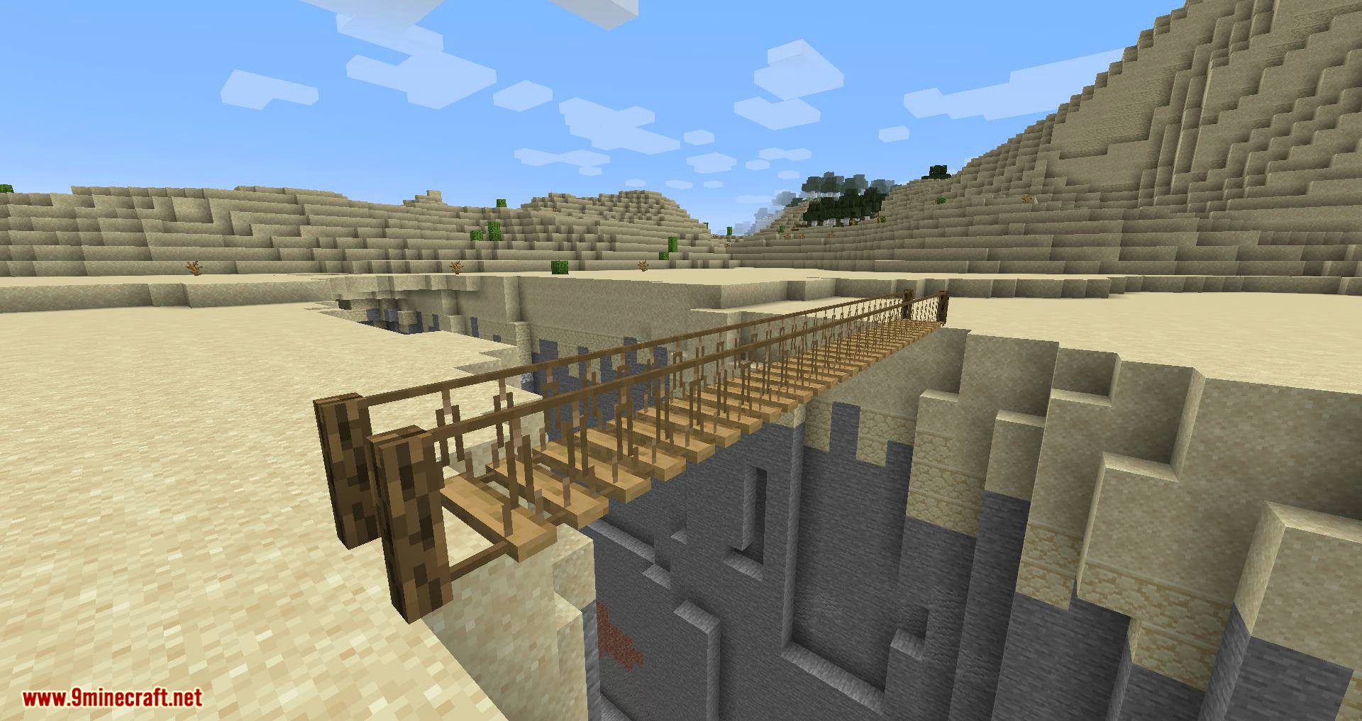 image 8 for Macaw's Bridges Mod (1.20.4) - Muchos tipos de puentes
