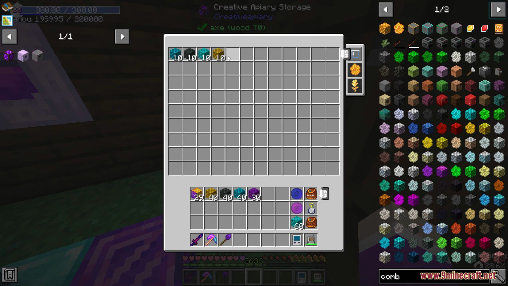 image 11 for Creative mode of apiary (1.16.5) - House of bees