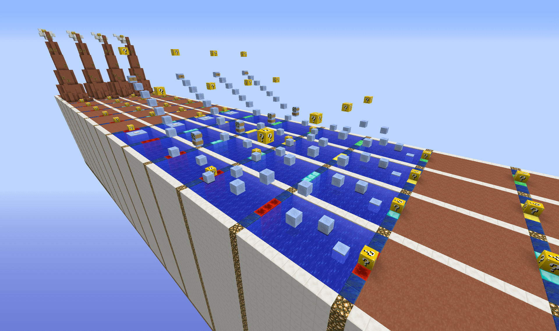 description_1 Lucky Blocks Race | Map for Minecraft