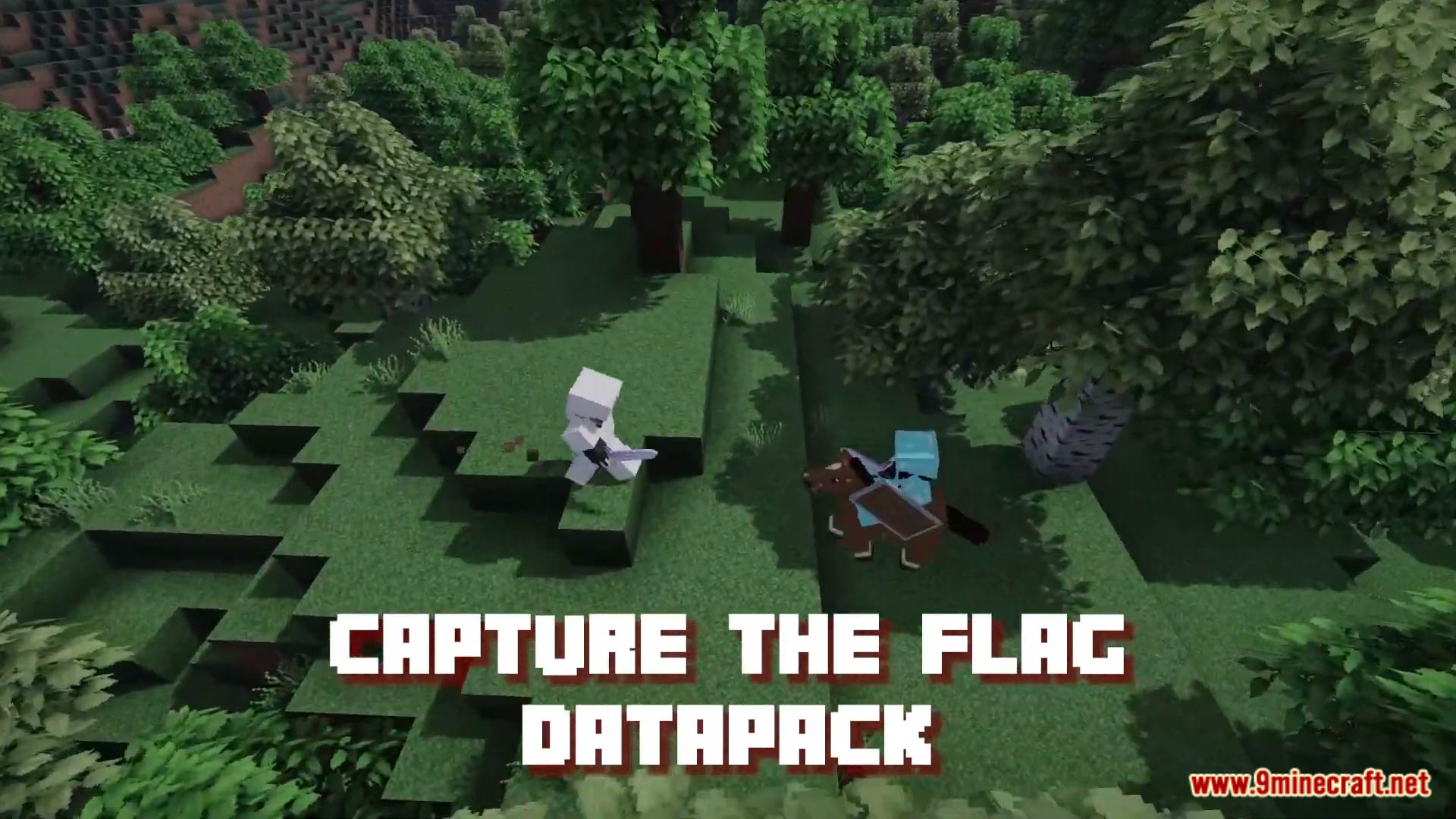 description_5 Capture the Flag Mode Data Pack (1.20.2, 1.19.4) - настройка режима игры Capture the Flag!