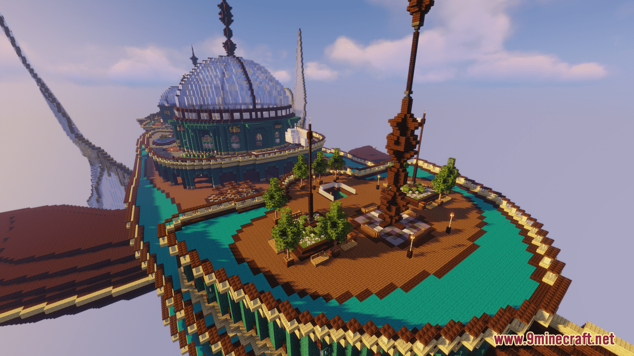 description_2 Fantastic airship map (1.20.4, 1.19.4) - Skybound Luxury