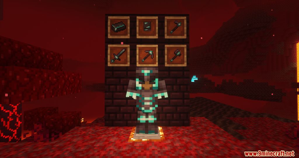 description_3 Advanced Netherite Mod - armor, tools.